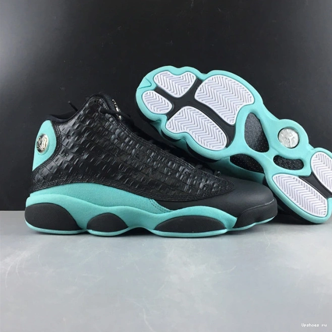 BLACK GREEN ISLAND RETRO 13 AIR 414571-030 JORDAN 0805